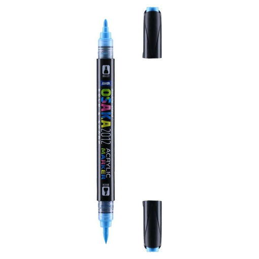 Picture of JUNIOR ACRYLIC MARKER DUAL 1.2MM BLUE